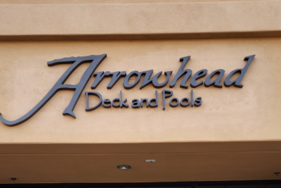 Showroom Reverse Pan Channel Letter Sign