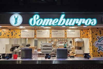 Illuminated Concession Signage In Downtown Phoenix