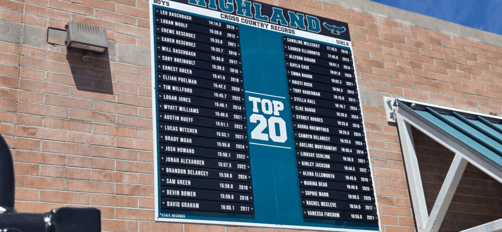 Gilbert High School Athletics Sign