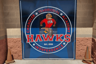 Perforated Window Graphics In Chandler
