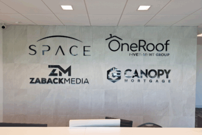 Black Acrylic Letters Lobby Sign In Chandler AZ