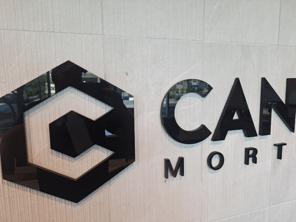 Black Acrylic Letters Lobby Sign In Scottsdale AZ