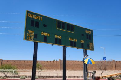 High School Scoreboard Refurbishing In Gilbert AZ