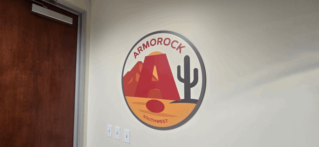 Armorock Prepares for a New Location Opening With Interior Office Signs in Phoenix, AZ