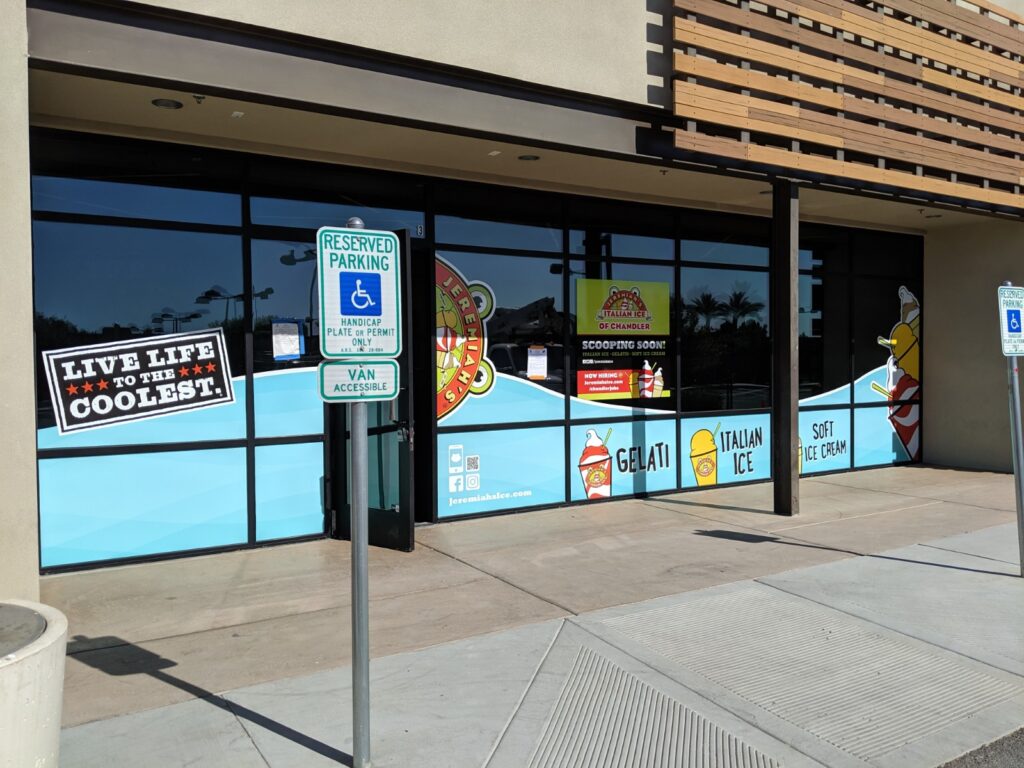Window Graphics for Restaurants in Tempe AZ