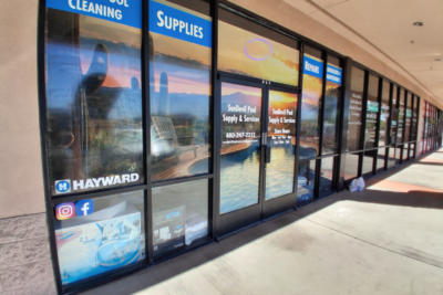 Gilbert Perforated Window Graphics