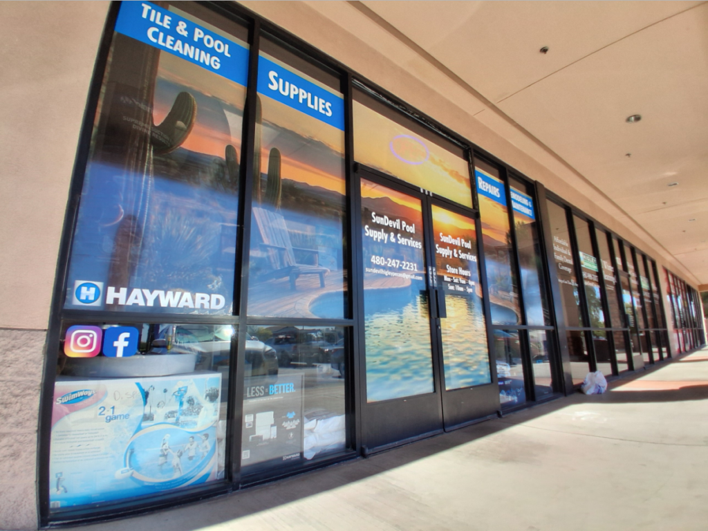 Perforated Window Graphics Film