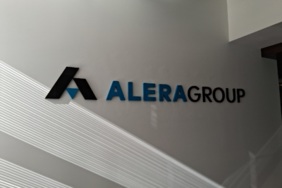 Rebranding A Lobby Sign