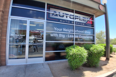Perforated Window Graphics In Tempe AZ