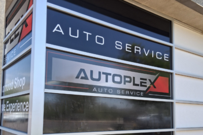 Perforated Window Graphics Film In Tempe