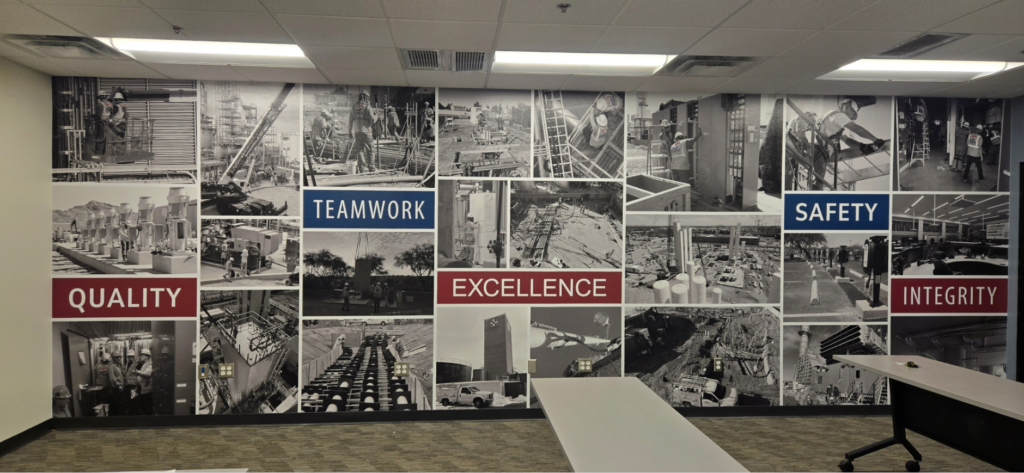Training Room Custom Wallpaper In Gilbert AZ
