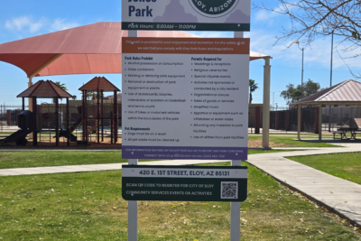 Arizona Park Sign