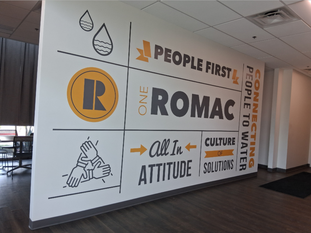 Corporate Culture Wall Graphic In Goodyear