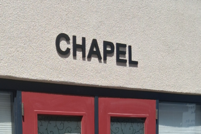 Flat Cut Metal Letters In Mesa