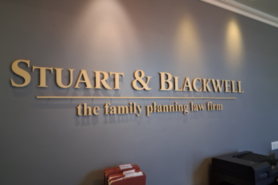Brushed Metal Lobby Sign In Chandler AZ