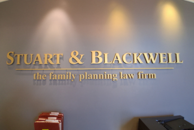 Brushed Metal Sign In Chandler